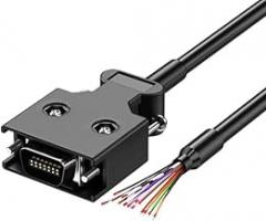 CN14/20/26/36/50 Pin SCSI Servo Connector Cable with Terminal Signal Head Double Shield(CN14P-Screw Style)