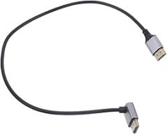 8k High-Definition Cable Male to Male 1m Angled Monitor Connector Tv Coupler Computer Laptop Video Wire for Home Entertainment Electronics