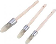 63HA 3Pc Paint Brush Edges Painting Tool, Round for Professional Wall, Baseboard, and Corner New 2025 High Reliable Electronic Component, Precision, Stable Performance
