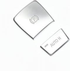 For BMW X5 E70 X6 E71. Car Gearshift Electronic Handbrake Button Frame Auto H Buttons Decoration Cover Trim Interior Stickers