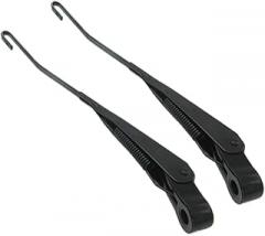 2X Windshield Wiper Arm Compatible With LHD Models 02-16 Black Auto Parts Accessories DKB000051 Compatible