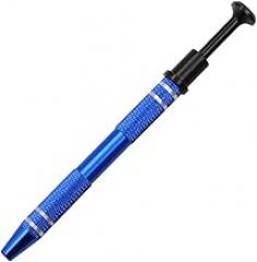 4 Claws IC Extractor Suction Pen Aluminum Handle for Jewelry Beads Screws Pickup Electronic Component Soldering and Mobile Phone Repair Tool Blue 12.3cm