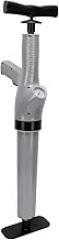 Toilet Plunger, 9 in 1 Air Pressure Drain Unclogger with Air Pressure Indicator, Powerful Manual Pneumatic Unclogging Equipment, Threaded Non Slip Design, for Kitchen, Bathroom(Grey)