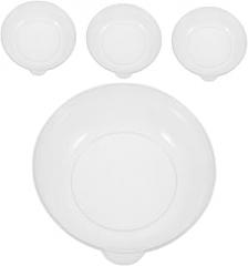 LIFKOME 4pcs Replacement Scale Trays Electronic Kitchen Scale Pans Digital Weighing Bowls