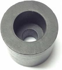 Bumper, 13/16 in., Black, Rubber, PK10