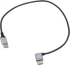 High Speed 8k High-Definition Cable Left Angled Male to Male Video Cord 1 Meter for Monitor and Tv Computer Connector Electronics Accessory