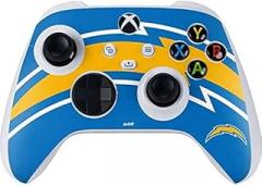 Skinit Decal Gaming Skin Compatible with Xbox Series S Controller - Officially Licensed NFL Los Angeles Chargers Large Logo Design