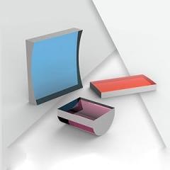 Xuanthang Quartz Plano-Concave Cylindrical Lens Optical Grade Glass Incident Light Focusing Cylindrical Lens Optical Element Lens (Diameter: H9L14F-10)