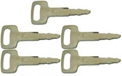(5) Ignition Keys Fits Nissann Forklift Heavy Equipment# 1A KEY00-GB01A