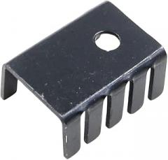 10 Pcs 21x15x11mm Black Aluminum Heat Sink for TO-220 Mosfet Transistors DIY Electronics New 2025 Arrival High Reliable Electronic Component, Precision, Stable Performance