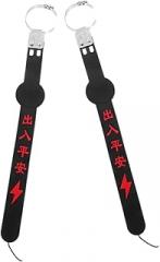 Luxshiny 2pcs Car Static Grounding Strips Rubber Electrostatic Elimination Belt with Clamp Easy Installation for Vehicle Electronics Safety Fit for All Cars and Suvs