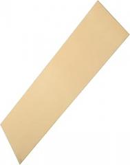 H62 Brass Sheet Metal Plate 0.5mm Thickness 100mm X 300mm Corrosion-Resistant DIY Brass Sheet for Engraving, Electronics, and Home Improvement Projects