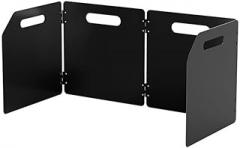 Outdoor Camping Windshield - Four-Fold Windproof Stove Plate Efficient Cooking(Three-fold)