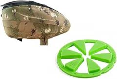 Dye LT-R Electronic Paintball Loader - Dyecam with Exalt Feedgate (Dye LTR Dyecam with Exalt Feedgate Lime)