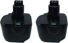 2pcs Battery 18V 2Ah Replacement Lincon powerluber Grease Gun 1800 1801 1842 1844