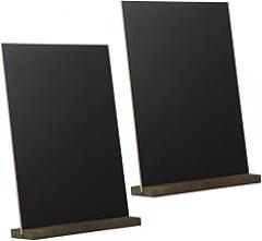 2pcs Mini Decorative Chalkboard Sign with Base Versatile Blackboard for Food Menus Party Displays and Personal Messages Blackboards