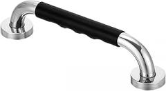 19.6 Inch -Slip Shower Grab Bar Handle Stainless Steel Bathroom Grab Bar Silicone Covered G Wall Mount ty Hand Rail Port for Handi Elderly Injury