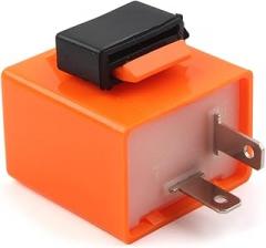 Cnamid5 6V-12V Blinker Electronic Flasher Flasher Relay for 6-12V General Men's Motorbike