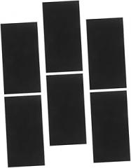 6pcs Light Blocking Stickers Dimming Film for Electronics Routers Clocks Led Lights Cuttable Adhesive Cover for Peaceful Ambiance