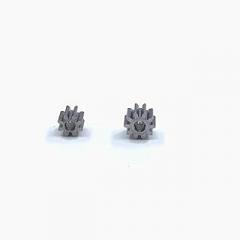 0.5 Modulus 8T Teeth Steel Metal Gear High-Wear Resistance Electronic Starter Transmission Gear for 2mm Shaft Hole