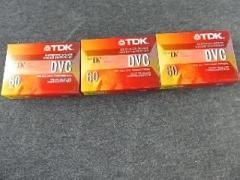TDK DVC60 3PK 60 MIN MINI DV DIGITAL VIDEOTAPE