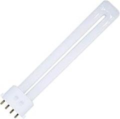 Satco S8365 4100K 9-Watt 2G7 Base T4 Twin 4-Pin Tube for Electronic and Dimming Ballasts, 9Wt=45Wt, 4100K Bright White