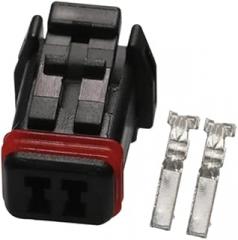 CHAOF 1 Set 2 pin Automotive Electronics Rearview Mirror Connector Socket Mirror Plug for X19002S51 X19002P51(Lavender,1 Set)