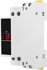 SDM011 AC80-500V Modular Rail Type AC Single-Phase Digital Display Voltmeter Electronic Electrical Instrument Voltage Meter