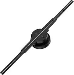 3D Holographic Fan, 42cm 3D Holographic Fan WiFi Custom Icons Remote Logo DIY Video LED Neon Lights Rotating Display AD 3D Holographic Projector