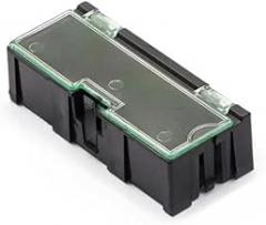 V TELESKY 1PCS 1, 2, 3, 4 SMD Component Boxes, Electronic Parts Storage Sample Boxes, Splicing and Interlocking Disassembly (Black No.2)