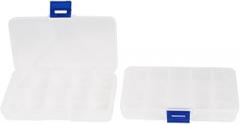 2 Pcs Tool Organizers Plastic 10 Compartments Electronic Components Storage Tool Boxes Box Case