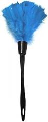 tooloflife Feather Duster for Home Cleaning, 14 Inch Lightweight Dust Brush with Hanging Hole for Blinds/Electronics (Light Blue)