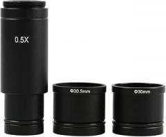 Microscopes Equipment 0.5X Eyepiece C-Mount 23.2mm Adapter, Electronic Digital Video Microscope Camera(C)