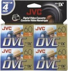 Jvc Mdv60Du4 Mini Digital Video Cassette (4-Pk)