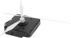 POPETPOP Silent Clock Movement Kit with White Clock Repair Parts for Electronic Clock Replacement Non Ticking Mechanism Easy to Install Precision Timekeeping