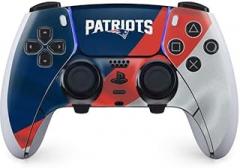 Skinit Decal Gaming Skin Compatible with PS5 DualSense Edge Pro Controller - Officially Licensed NFL New England Patriots Design