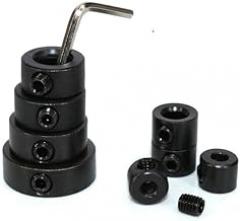 3-16mm Drill Bit Carbon Steel Clamp Shaft Lock Slot Sleeve Limit Ring Locator