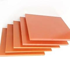 Bakelite Phenolic Laminated Resin Board, Thickness 2-20mm, 15cmx10cm, Orange for Electrical and Electronic Fixtures, DIY Crafts(Thickness 2mm 3pcs)