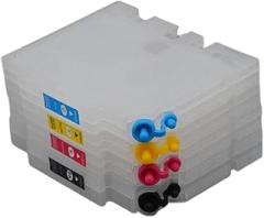 4PC Set SG400 SG800 Refill Ink Cartridge with Chip Compatible with Sublimation Transfer Printer Printer Supplies