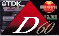 TDK D60 60-Minute Cassettes: 5-Pack