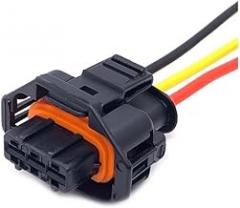 1 Set 2 3 4 5 6 Pin Auto Injector Water/Proof Electronic Connector Wire Harness Female Plug 1928404627 1928403698(3P Wire Harness,1 Set)