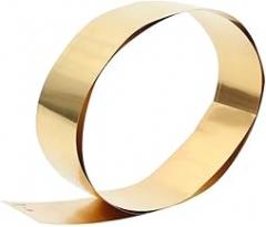 H62 Brass Foil Roll 0.08mm - 100-200mm Width x 1m for Electronics Crafts Construction(100mm)