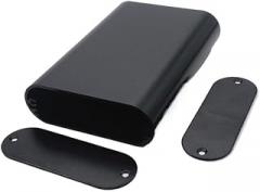 Aluminum Box Aluminum Profile Shell Electronic Components Aluminum Shell Metal Shell 24x70x100mm(Black)