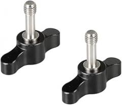 CAMVATE M6 ×18 Thumbscrew Assembly Knob Black (2 Pieces) - 2157