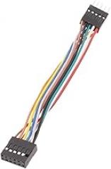 KUNSR Computer Motherboard Adapter Cable 11Pin USB to 9Pin Mainboard to Ordinary Chassis Adapter Cable 11-Hole to 9-Pin