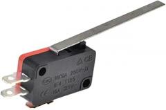 5Pcs V - 153-1C25 Push Button Tact Switch Momentary Micro Limit Switches Microswitch Travel Switch Long Straight Hinge Lever Type New 2026 High for Reliable Electronic Component, Precision