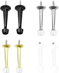 63HA 2pcs Rubber Capped Metal Door Stoppers Elegant Designs Stop Versatile Holders Upgrades Fits Any Decors New 2025 High for Reliable Electronic Component, Precision, Stable Performance