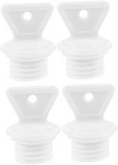 Milisten 4pcs Hot Water Bottle Cap Replacement Sealing Plugs 2.1cm Inner Diameter 1.7cm Height Thermal Water Bag Stopper for Leak Prevention and Heat Therapy