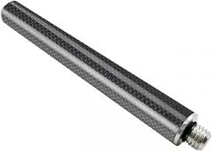 Carbon Fiber Extension Pole Rod 5/8-11 Threads Screw Mount Telescopic Pole Extender for Level GPS RTK Surveying GNSS Robotics Antenna Height Measurement Tripod Stabilizer (15cm/5.9