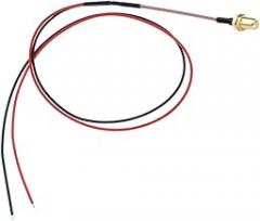 Oiyagai 2-Pack SMA Female to Red and Black Pigtail Cable, RG316 RF Coaxial Adapter, 20cm Length, for Antenna, LoRa, WiFi, RF Module, DIY Electronics